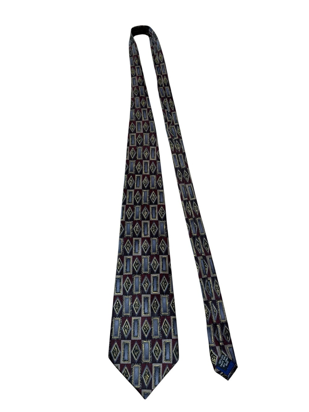 Cocktail Colors Abstract Print Silk Tie - Picture 2 of 7